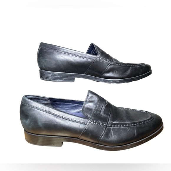 Cole Haan‎ Grand OS Classic Soft Black Slip On Leather Penny Loafers Size 12M